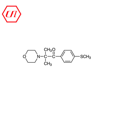 Fotoinisiator Uv Larut dalam Air 907 Cas 71868-10-5 2-Methyl-4'-(Methylthio)-2-Morpholinopropiophenone